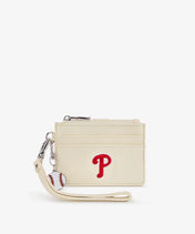 MLB Philadelphia Phillies Card Holder with Baseball Charm