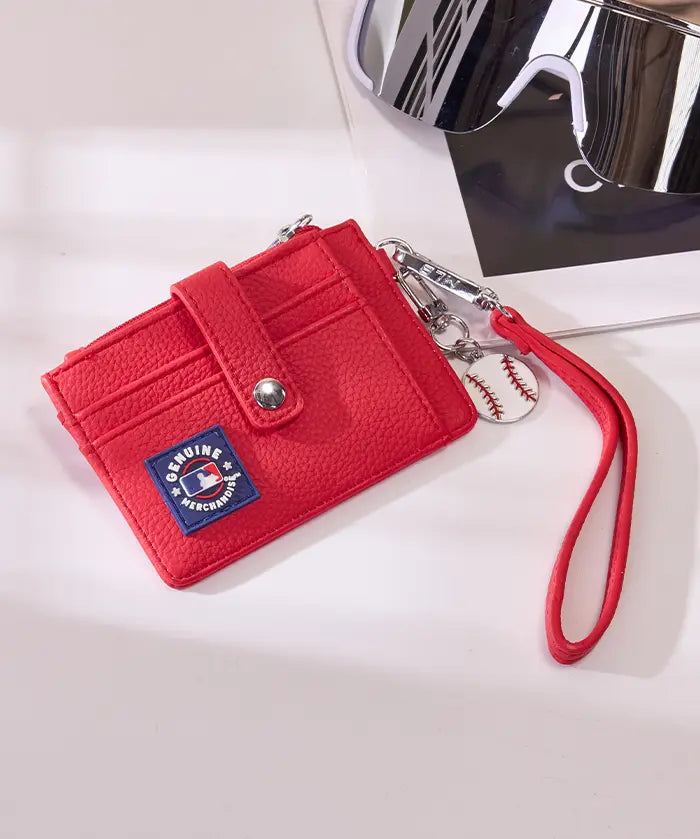 MLB Philadelphia Phillies Card Holder with Baseball Charm