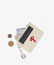 MLB Philadelphia Phillies Card Holder with Baseball Charm