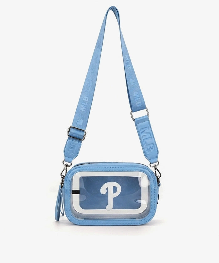 MLB Philadelphia Phillies Clear Crossbody Bag