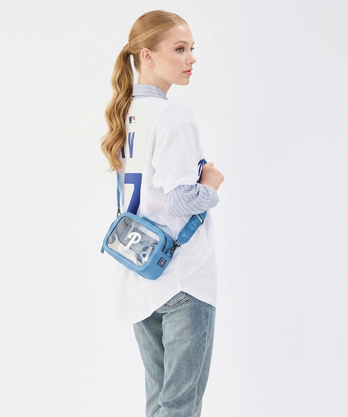 MLB Philadelphia Phillies Clear Crossbody Bag