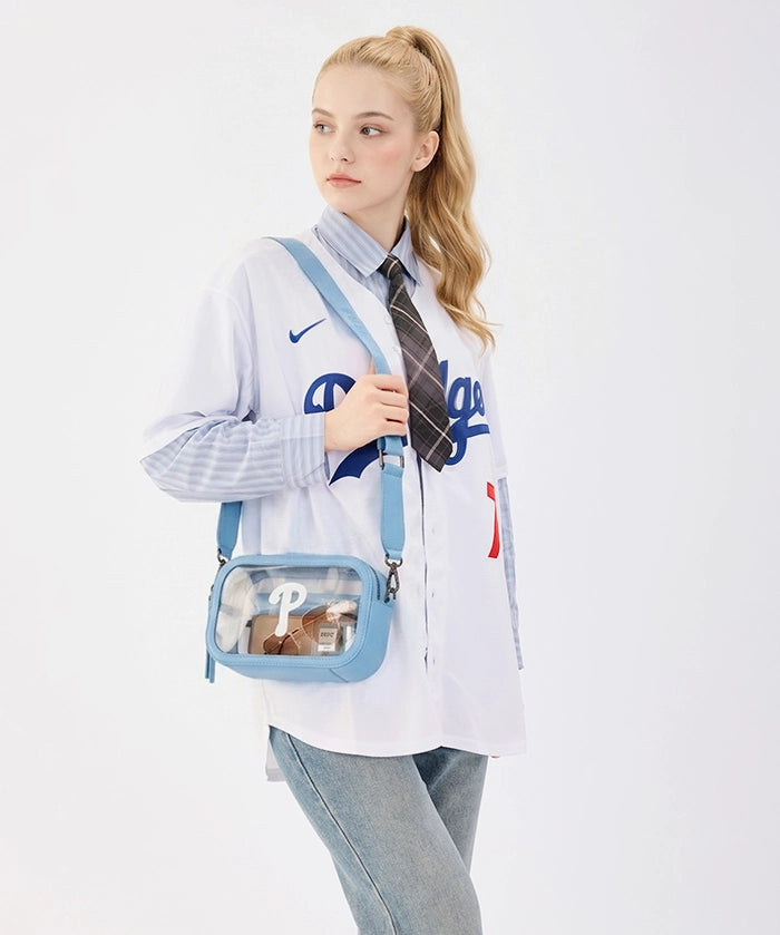 MLB Philadelphia Phillies Clear Crossbody Bag