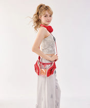 MLB Philadelphia Phillies Clear Stitch Hobo - Curveball