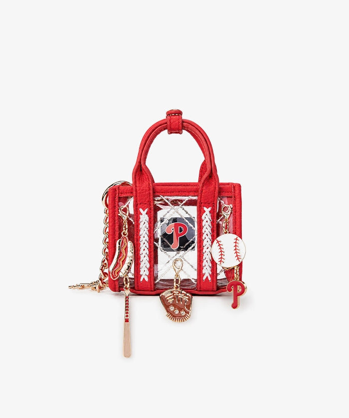 MLB Philadelphia Phillies Clear Mini Tote Bag Charm – Fastball