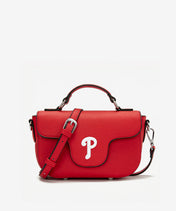 MLB Philadelphia Phillies Flap Crossbody Bag with Top Handle