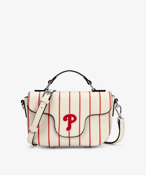 MLB Philadelphia Phillies Flap Crossbody Bag with Top Handle