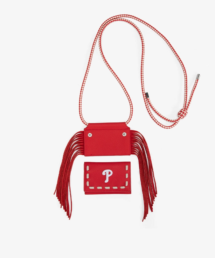 MLB Philadelphia Phillies Fringe Crossbody Card Holder