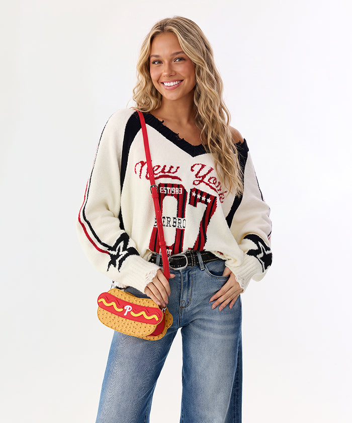 MLB Philadelphia Phillies Hot Dog Crossbody Bag