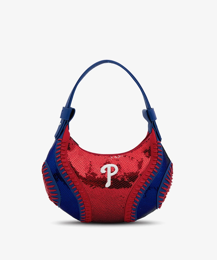 MLB Philadelphia Phillies Sequin Stitch Hobo - Curveball