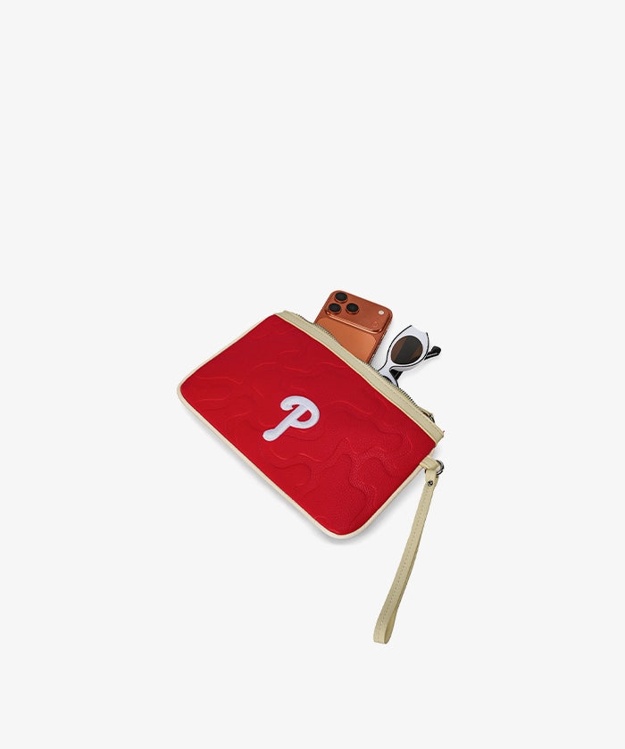MLB Philadelphia Phillies Tote Bag with Wristlet Wallet