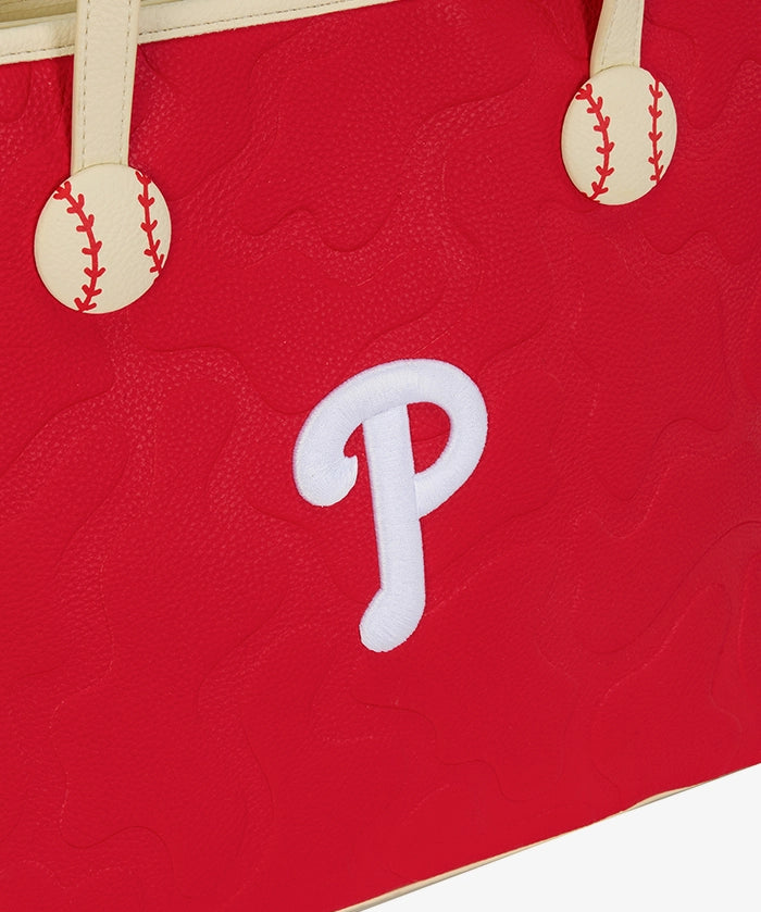 MLB Philadelphia Phillies Tote Bag with Wristlet Wallet