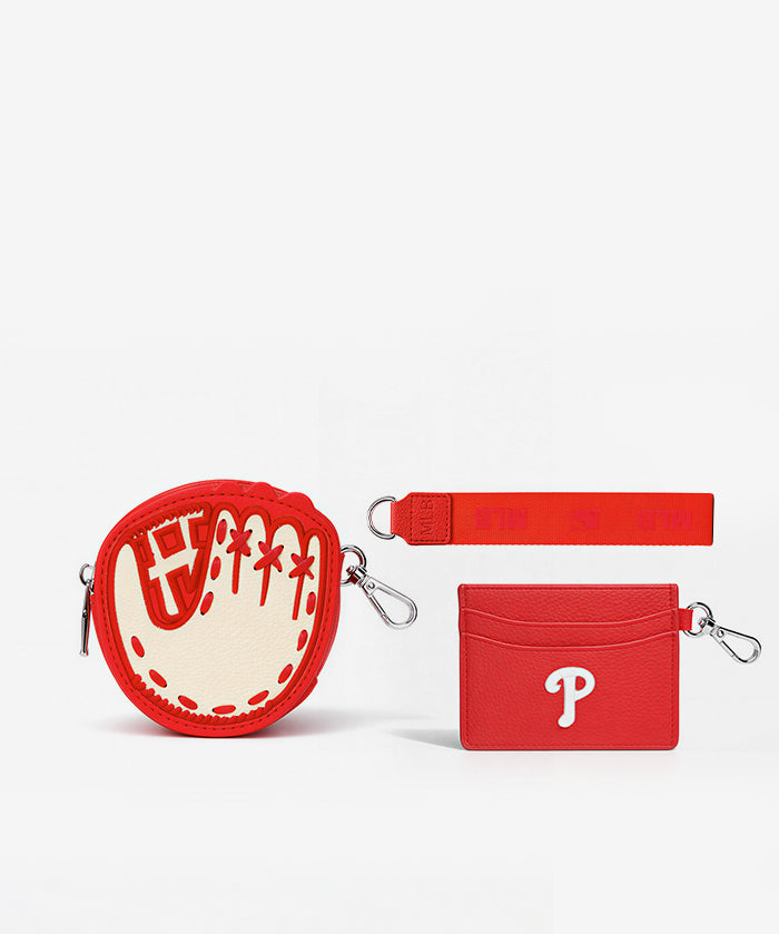 MLB Philadelphia Phillies Catcher’s Mitt Wristlet Set