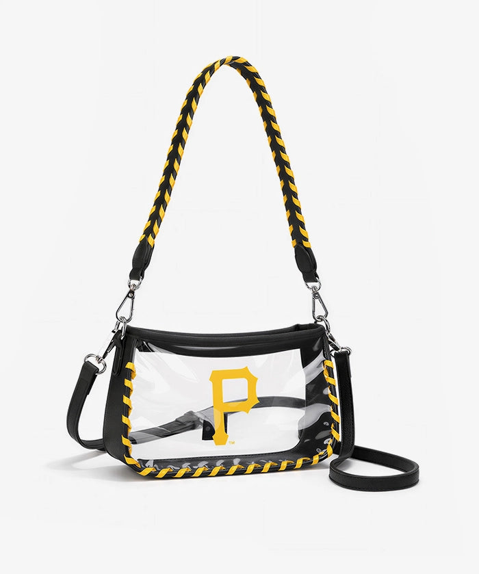 MLB Pittsburgh Pirates Clear Bag with Baseball Stitch