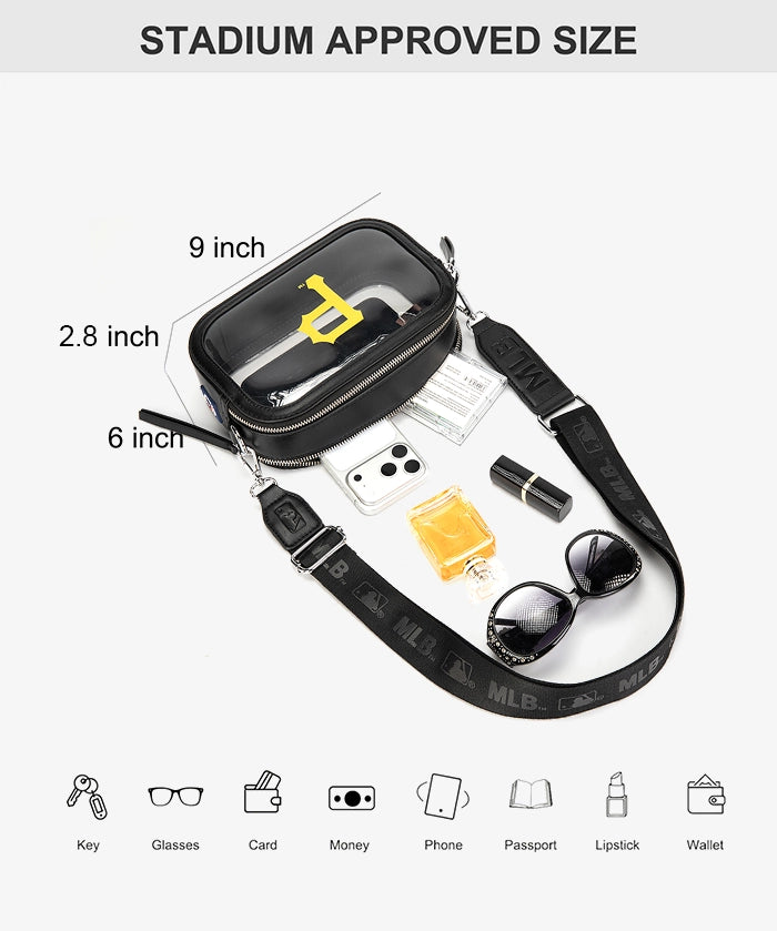 MLB Pittsburgh Pirates Clear Crossbody Bag
