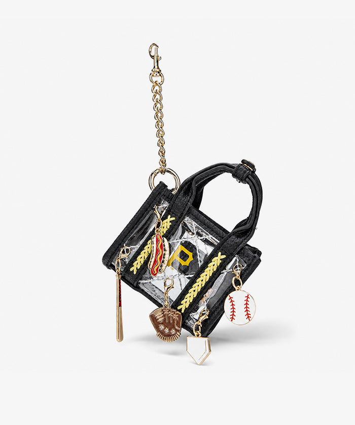 MLB Pittsburgh Pirates Clear Mini Tote Bag Charm – Fastball