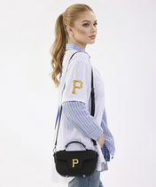 MLB Pittsburgh Pirates Flap Crossbody Bag with Top Handle