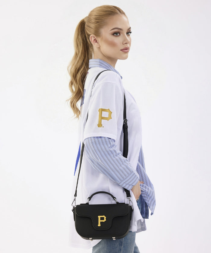 MLBPittsburghPiratesFlapCrossbodyBagwithTopHandle.webp