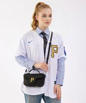 MLB Pittsburgh Pirates Flap Crossbody Bag with Top Handle