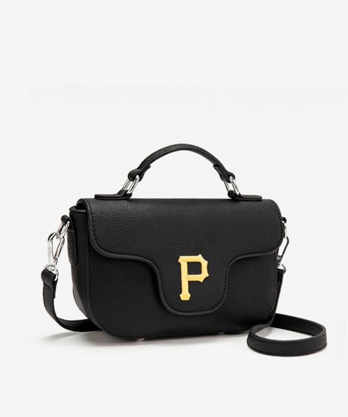 MLB Pittsburgh Pirates Flap Crossbody Bag with Top Handle