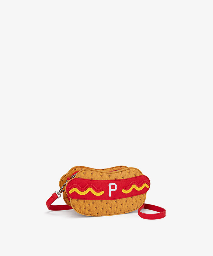 MLB Pittsburgh Pirates Hot Dog Crossbody Bag