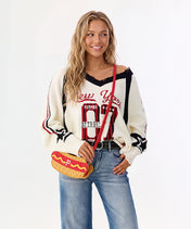 MLB Pittsburgh Pirates Hot Dog Crossbody Bag
