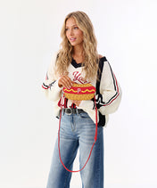MLB Pittsburgh Pirates Hot Dog Crossbody Bag