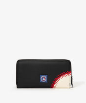 MLB Pittsburgh Pirates Zip Wallet Baseball Stitch Detail