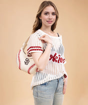 MLB San Diego Padres Stitch Hobo - Curveball