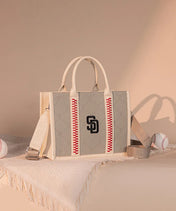 MLB San Diego Padres Tote Bag with Baseball Stitch