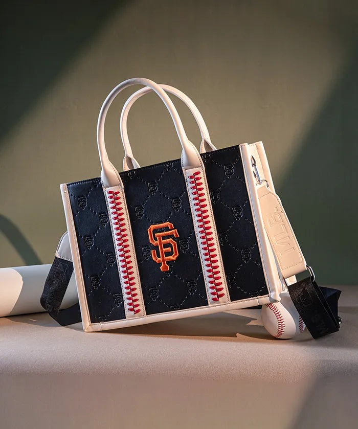 MLB San Francisco Giants Tote Bag with Baseball Stitch