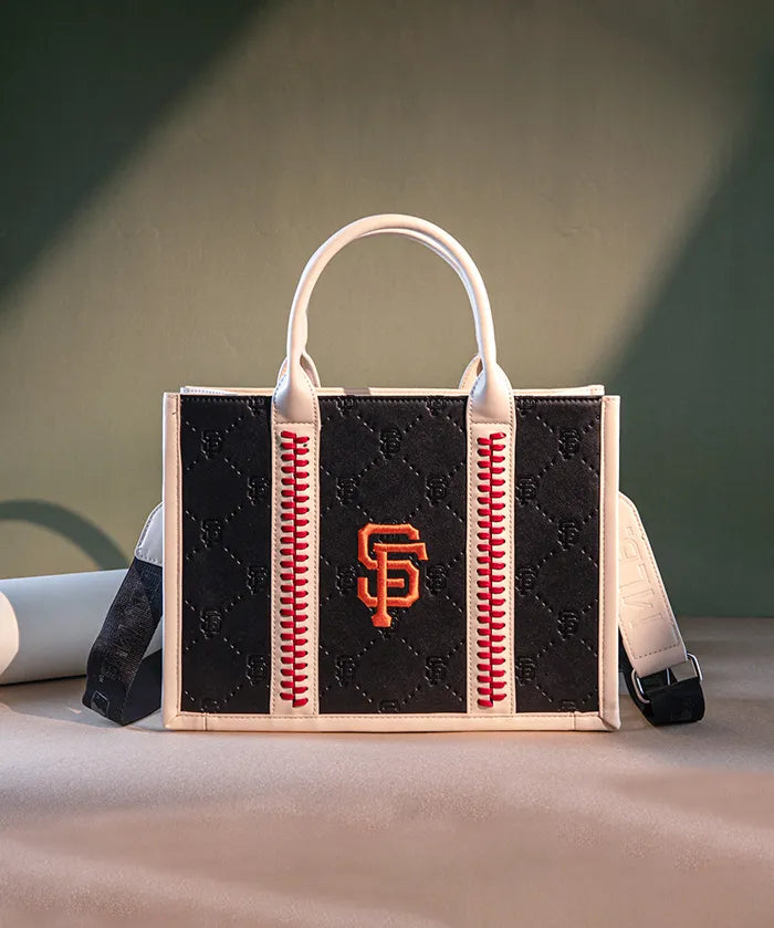 MLB San Francisco Giants Tote Bag with Baseball Stitch