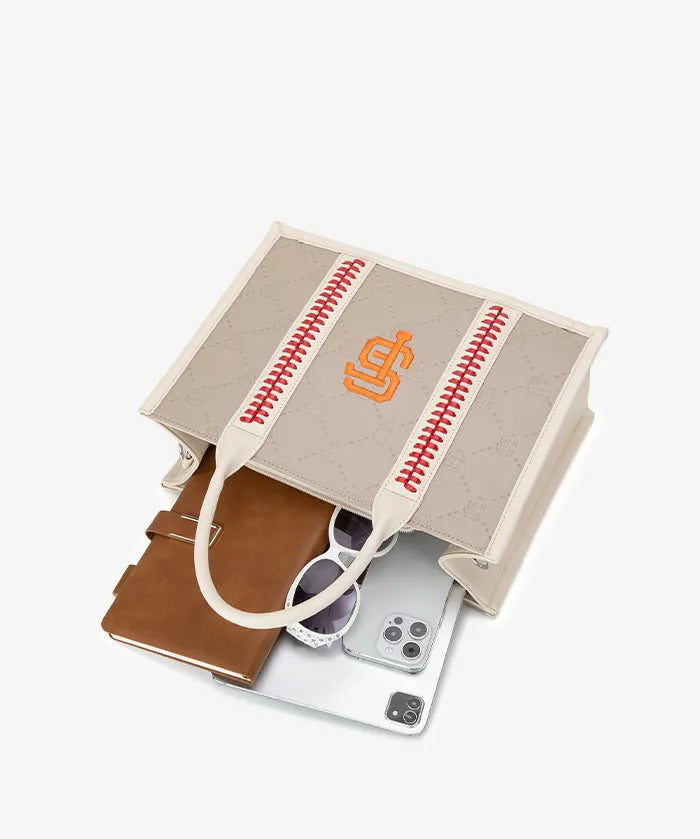 MLB San Francisco Giants Tote Bag with Baseball Stitch