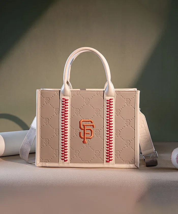 MLB San Francisco Giants Tote Bag with Baseball Stitch