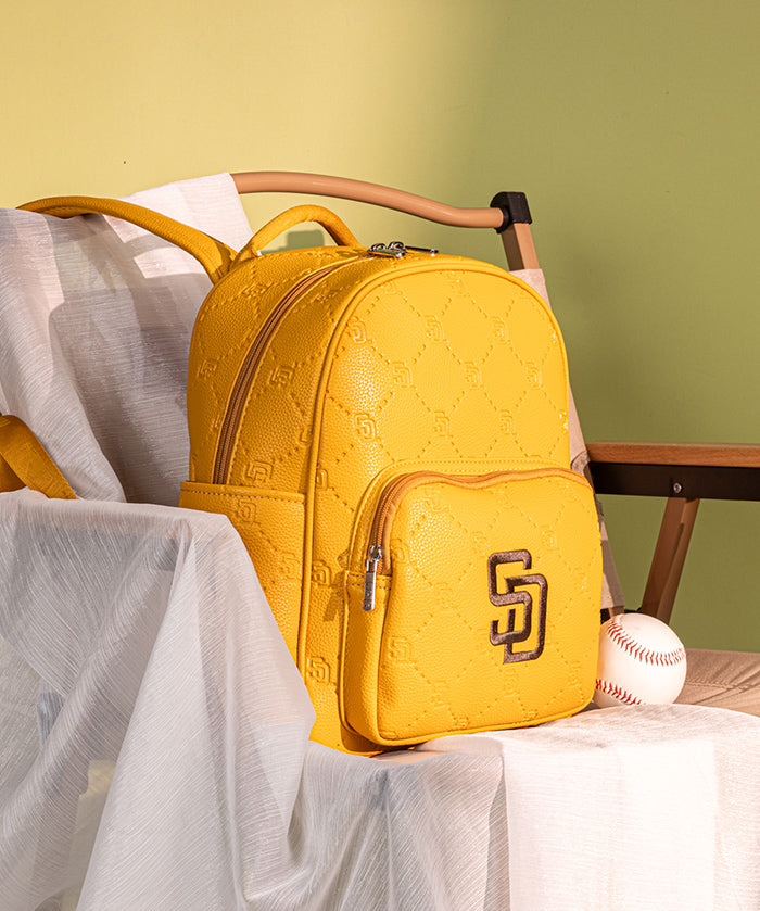 MLB San Diego Padres Backpack with Embossed Pattern