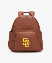 MLB San Diego Padres Backpack with Embossed Pattern
