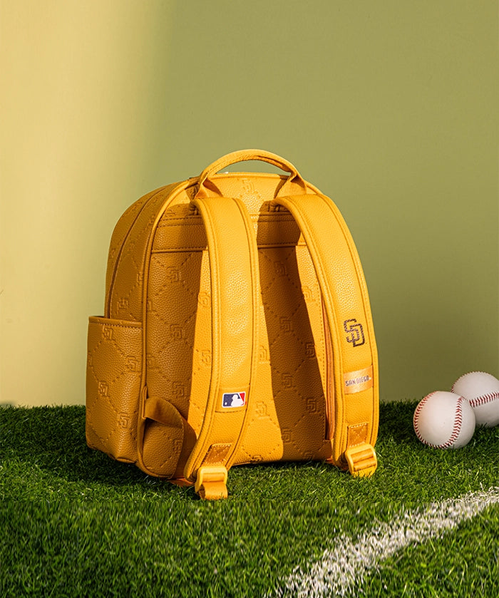 MLB San Diego Padres Backpack with Embossed Pattern