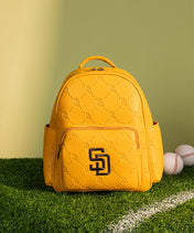 MLB San Diego Padres Backpack with Embossed Pattern