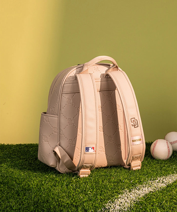 MLB San Diego Padres Backpack with Embossed Pattern