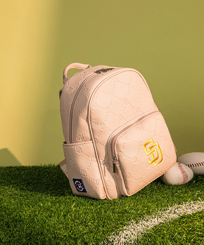 MLB San Diego Padres Backpack with Embossed Pattern