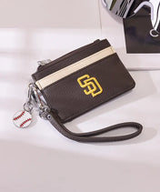 MLB San Diego Padres Card Holder with Baseball Charm