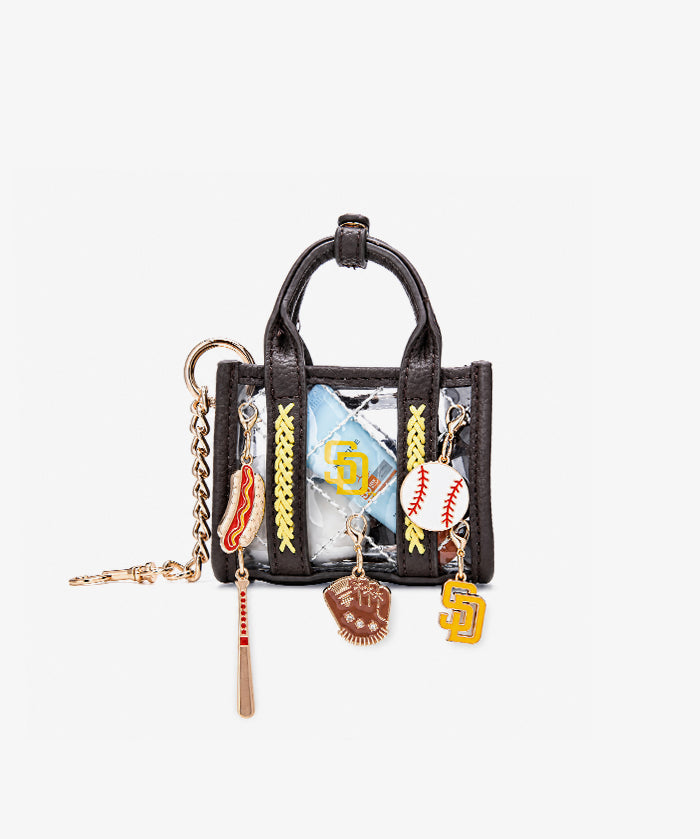 MLB San Diego Padres Clear Mini Tote Bag Charm – Fastball