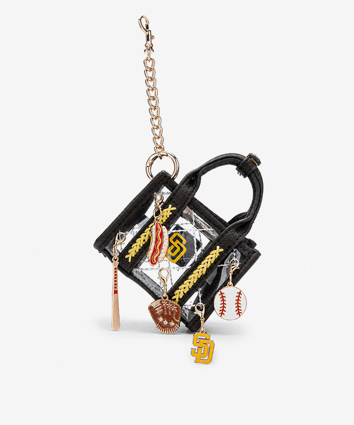 MLB San Diego Padres Clear Mini Tote Bag Charm – Fastball
