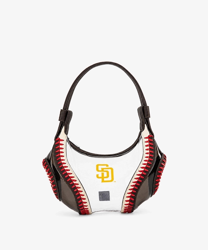 MLB San Diego Padres Clear Stitch Hobo - Curveball