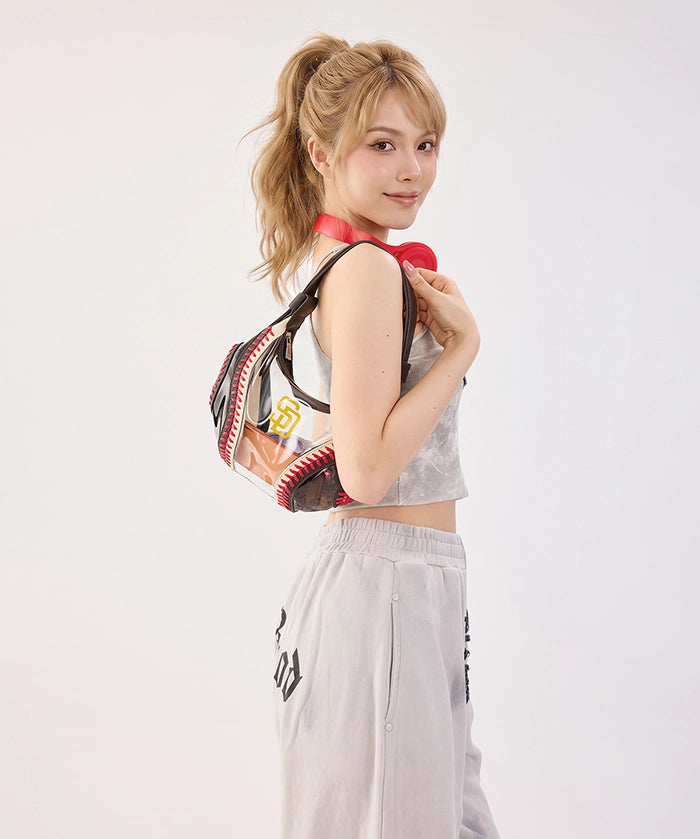 MLB San Diego Padres Clear Stitch Hobo - Curveball
