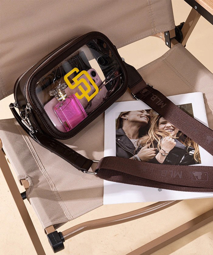 MLB San Diego Padres Clear Crossbody Bag