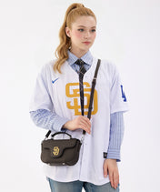 MLB San Diego Padres Flap Crossbody Bag with Top Handle