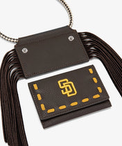 MLB San Diego Padres Fringe Crossbody Card Holder