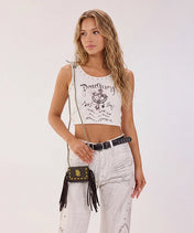 MLB San Diego Padres Fringe Crossbody Card Holder
