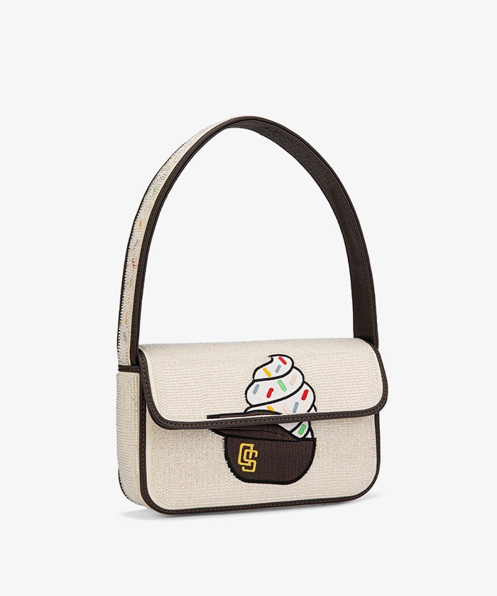 MLB San Diego Padres Sundae Helmet Beaded Bag