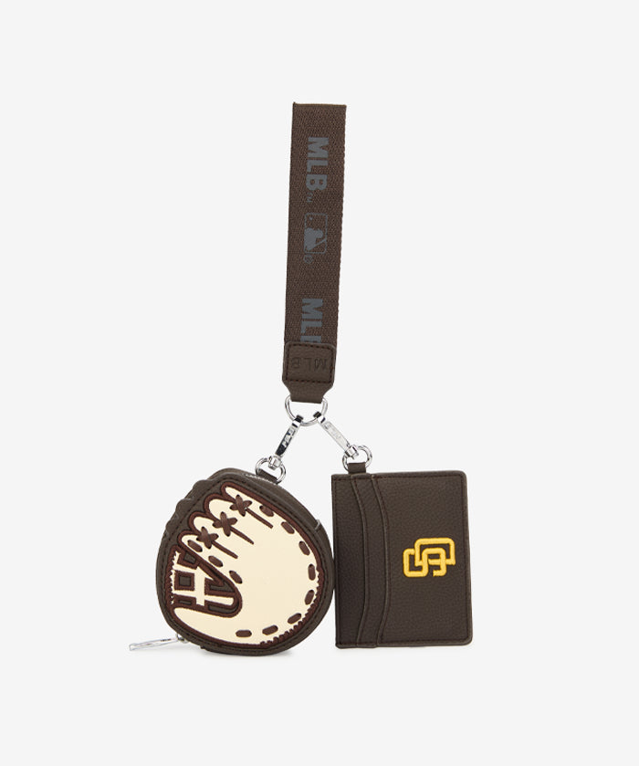 MLBSanDiegoPadresWristletCoinPurseCardHolderSetwithBaseball-ShapedDesign_8.webp